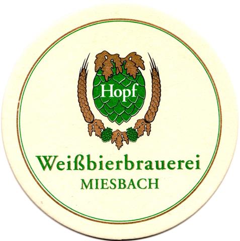 miesbach mb-by hopf rund 3a (215-wappen o-weißbierbrauerei) 